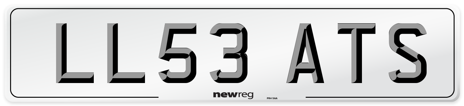 LL53 ATS Number Plate from New Reg